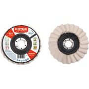 EXTOL PREMIUM KOTOUČ LEŠTÍCÍ FILCOVÝ/PLSTĚNÝ, LAMELOVÝ ŠIKMÝ, O 125X12MM, 8803387 - LAMELOVÉ KOTOUČE{% if kategorie.adresa_nazvy[0] != zbozi.kategorie.nazev %} - PŘÍSLUŠENSTVÍ{% endif %}
