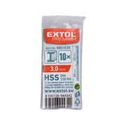 EXTOL PREMIUM VRTÁK DO KOVU HSS, BAL 10KS, O 3,0MM, 8801030 - VRTÁKY DO KOVU HSS EXTOL - PŘÍSLUŠENSTVÍ