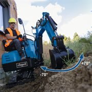 SCHEPPACH EXC 815 - MINIBAGR - NAKLADAČE, MINIBAGRY - STAVEBNÍ TECHNIKA