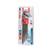 EXTOL PREMIUM L-KLÍČE IMBUS PRODLOUŽENÉ, SADA 9KS, S KULIČKOU, 1,5-10MM, 8819312 - L - KLÍČE - RUČNÍ NÁŘADÍ