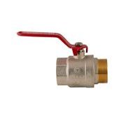KULOVÝ KOHOUT PÁKOVÝ ČERVENÝ, KR.215 2"FM | KR.215 2"FM PROCRAFT - PŘÍSLUŠENSTVÍ (KOHOUTY, ŠROUBENÍ,...) - SANITA
