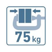 EXTOL PREMIUM SVĚRKA C-PLASTOVÁ, 75MM, 8815133 - OSTATNÍ SVĚRKY - RUČNÍ NÁŘADÍ