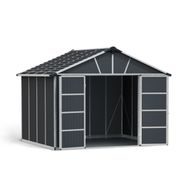 PALRAM - CANOPIA YUKON 11' X 9' ANTRACIT HEAVY DUTY PROSTORNÝ DOMEK S MOŽNOSTÍ DALŠÍHO ROZŠÍŘENÍ (ZÁKLADNÍ MODUL) - ZAHRADNÍ DOMKY - DŮM A DOMÁCNOST, ELEKTRO..