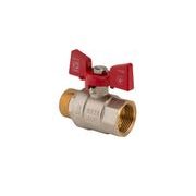 KULOVÝ KOHOUT MOTÝL, ČERVENÝ, KR.218 3/4"FM | KR.218 3/4"FM PROCRAFT - PŘÍSLUŠENSTVÍ (KOHOUTY, ŠROUBENÍ,...){% if kategorie.adresa_nazvy[0] != zbozi.kategorie.nazev %} - SANITA{% endif %}