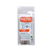 EXTOL PREMIUM VRTÁK DO KOVU HSS, BAL 10KS, O 3,5MM, 8801035 - VRTÁKY DO KOVU HSS EXTOL - PŘÍSLUŠENSTVÍ