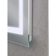KOUPELNOVÉ ZRCADLO S LED OSVĚTLENÍM, PROTIZAMLŽOVACÍ FUNKCÍ A REGULACÍ JASU, MR08-80×60-REVERSE TALL | MR08-80×60-REVERSE TALL PROCRAFT - ZRCADLA - SANITA