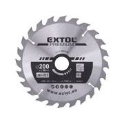 EXTOL PREMIUM KOTOUČ PILOVÝ S SK PLÁTKY, O 200X3,0X30MM, 24T, 8803230 - PRŮMĚR 190, 200, 210 A 216{% if kategorie.adresa_nazvy[0] != zbozi.kategorie.nazev %} - PŘÍSLUŠENSTVÍ{% endif %}