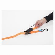 KREATOR KRTH40806 UPÍNACÍ POPRUH RÁČNOVÝ S HÁKY 225KG / 4,5M (SADA 2KS) HIGH QUALITY - UPÍNACÍ PÁSY (KURTNY) A GUMY - DÍLNA A GARÁŽ