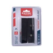 EXTOL PREMIUM OCHRANNÉ ČELISTI NA SVĚRÁK 2KS, DÉLKA 113MM, S MAGNETY, TPU, 8812697 - PŘÍSLUŠENSTVÍ PRO EXTOL - NÁHRADNÍ DÍLY