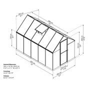 PALRAM - CANOPIA MULTILINE 6X10 POLYKARBONÁTOVÝ SKLENÍK - SKLENÍK, FOLIOVNÍK - ZAHRADA