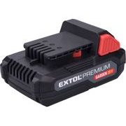 EXTOL PREMIUM BATERIE AKUMULÁTOROVÁ GARDEN20V, 20V LI-ION, 2000MAH, 8895780 - AKUMULÁTORY, BATERIE - NÁHRADNÍ DÍLY