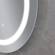 KOUPELNOVÉ ZRCADLO S LED OSVĚTLENÍM, PROTIZAMLŽOVACÍ FUNKCÍ A REGULACÍ JASU, MC03-60 PLAIN | MC03-60 PLAIN PROCRAFT - ZRCADLA - SANITA