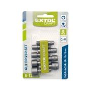 EXTOL CRAFT HLAVICE NÁSTRČNÉ DO VRTAČKY, SADA 8KS, 5-13MM, 10213 - NÁSTRČKOVÉ BITY 1/4 - PŘÍSLUŠENSTVÍ