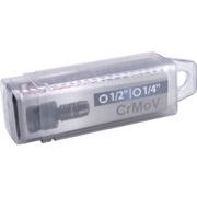 FORTUM ADAPTÉR RÁZOVÝ 1/2" ČTYŘHRAN NA HROTY 1/4", QUICK-LOCK, CRMOV, 4790002 - RÁZOVÉ HLAVICE - RUČNÍ NÁŘADÍ