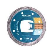 EXTOL INDUSTRIAL KOTOUČ DIAMANTOVÝ ŘEZNÝ, TURBO THIN CUT, SUCHÉ I MOKRÉ ŘEZÁNÍ, O 115X22,2X1,5MM, 8703041 - DIA KOTOUČ 115 MM{% if kategorie.adresa_nazvy[0] != zbozi.kategorie.nazev %} - PŘÍSLUŠENSTVÍ{% endif %}