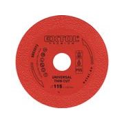 EXTOL PREMIUM KOTOUČ DIAMANTOVÝ ŘEZNÝ EXTRA TENKÝ, 115X22,2X1,2MM, 8803072 - DIA KOTOUČ 115 MM{% if kategorie.adresa_nazvy[0] != zbozi.kategorie.nazev %} - PŘÍSLUŠENSTVÍ{% endif %}
