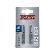 FORTUM HROT KŘÍŽOVÝ PHILLIPS, SADA 2KS, PH 1X50MM, S2, 4741211 - STANDARDNÍ BITY PH - PŘÍSLUŠENSTVÍ
