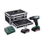 METABO BS 18 SET MD HLINÍK 2X2,0AH# - AKU ŠROUBOVÁK 18V - 20V{% if kategorie.adresa_nazvy[0] != zbozi.kategorie.nazev %} - AKU NÁŘADÍ{% endif %}