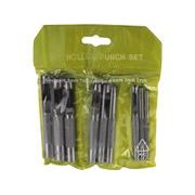 EXTOL CRAFT DĚROVAČ KŮŽE, SADA 9KS, 2,5-10MM, 10266 - DŮLČÍKY, PRŮBOJNÍKY - RUČNÍ NÁŘADÍ