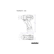 METABO POWERMAXX BS BASIC SET 2X2,0AH+LED - AKU ŠROUBOVÁK 3,6 - 10.8 V - AKU NÁŘADÍ