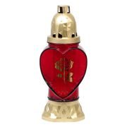 KAHAN ROSE, POZLACENÉ SKLO, MIX VZORŮ, 25,5CM, 28H - SVÍČKY, SVÍCNY A JINÉ - DŮM A DOMÁCNOST, ELEKTRO..