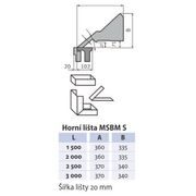 OHÝBAČKA PLECHU MSBM 2020-25 S - OHÝBAČKY - KOVOOBRÁBĚCÍ STROJE