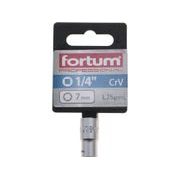 FORTUM HLAVICE NÁSTRČNÁ 1/4", 7MM, L 25MM, 4701407 - NÁSTRČNÉ HLAVICE, OŘECHY - RUČNÍ NÁŘADÍ