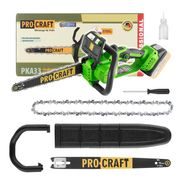 AKU ŘETĚZOVÁ PILA PROCRAFT PKA33 (BEZ BATERIE A NABÍJEČKY) | PKA33-BB PROCRAFT - AKU ŘETĚZOVÉ PILY{% if kategorie.adresa_nazvy[0] != zbozi.kategorie.nazev %} - ZAHRADA{% endif %}