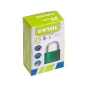 EXTOL CRAFT ZÁMEK VISACÍ LITINOVÝ BAREVNÝ, 25MM, 77005 - ZÁMKY VISACÍ - DÍLNA A GARÁŽ