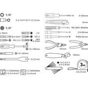 EXTOL CRAFT VRTACÍ ŠROUBOVÁK AKU, BRUSHLESS, 12V LI-ION S NÁŘADÍM, SADA 46KS, 422801 - AKU ŠROUBOVÁK 12 V - AKU NÁŘADÍ