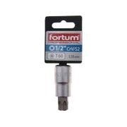 FORTUM HLAVICE ZÁSTRČNÁ 1/2" HROT TORX, T60, L 55MM, 4700728 - ZÁSTRČNÉ HLAVICE - RUČNÍ NÁŘADÍ
