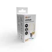 LED ŽÁROVKA, MINIGLOBE, 8W, E14, 3000K, 720LM - PATICE E14 (ÚZKÝ ZÁVIT) - SVÍTIDLA