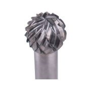 EXTOL INDUSTRIAL FRÉZA KARBIDOVÁ, KULOVÁ, PR.10MM/STOPKA 6MM,SEK STŘEDNÍ (DOUBLE-CUT), 8703734 - STOPKOVÉ FRÉZKY - PŘÍSLUŠENSTVÍ