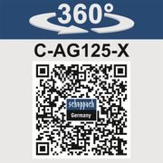 SCHEPPACH C-AG125-X 20 V IXES AKU ÚHLOVÁ BRUSKA (BEZ BATERIE A NABÍJEČKY) - AKU UHLOVÉ BRUSKY - AKU NÁŘADÍ