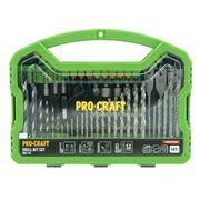 AKU VRTACÍ ŠROUBOVÁK S PŘÍKLEPEM PROCRAFT SPA18BL BRUSHLESS SE SADOU BITŮ DBS-101 | SPA18BL/DBS101 PROCRAFT - PŘÍKLEPOVÝ ŠROUBOVÁK 18V - 20V - AKU NÁŘADÍ