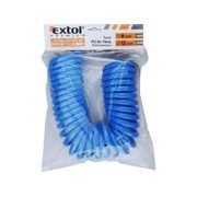 EXTOL PREMIUM HADICE VZDUCHOVÁ SPIRÁLOVÁ PU S MOSAZNÝMI RYCHLOSPOJKAMI, 1/4", VNITŘNÍ ⌀8MM, L 8M, 8865135 - TLAKOVÉ VZDUCHOVÉ HADICE - PNEU NÁŘADÍ