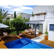 PALRAM - CANOPIA STOCKHOLM 3,4 X 5,2 ANTRACIT LUXUSNÍ HLINÍKOVÁ (MONTOVANÁ) PERGOLA - ZAHRADNÍ STANY - ALTÁN - ZAHRADA