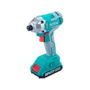 TOTAL UTAHOVÁK RÁZOVÝ AKU 1/4", BRUSHLESS, 20V LI-ION (2X), 2000MAH, INDUSTRIAL, TIRLI2002 - ZNAČKA TOTAL{% if kategorie.adresa_nazvy[0] != zbozi.kategorie.nazev %} - ELEKTRICKÉ NÁŘADÍ{% endif %}