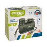 EXTOL CRAFT MINI KOMPRESOR 12V, 12V/10A, 252 - AUTO-POTŘEBY - DÍLNA A GARÁŽ