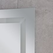 KOUPELNOVÉ ZRCADLO S LED OSVĚTLENÍM, PROTIZAMLŽOVACÍ FUNKCÍ A REGULACÍ JASU, MR01-80×60 LIGHT | MR01-80×60 LIGHT PROCRAFT - ZRCADLA - SANITA