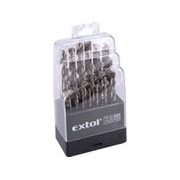 EXTOL CRAFT VRTÁKY DO KOVU, SADA 19KS, O 1-10MM, HSS, 11190 - SADY VRTÁKŮ DO KOVU - PŘÍSLUŠENSTVÍ