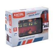 EXTOL PREMIUM FRÉZY TVAROVÉ DO DŘEVA, S SK PLÁTKY, SADA 12KS, 44037 - SADY STOPKOVÝCH FRÉZ - PŘÍSLUŠENSTVÍ