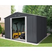 RIWALL PRO RMSA 8X10 ANTHRACITE ZAHRADNÍ DOMEK KOVOVÝ 3 X 2,4 M SE SEDLOVOU STŘECHOU ANTRACIT - ZAHRADNÍ DOMKY - DŮM A DOMÁCNOST, ELEKTRO..