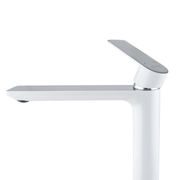 UMYVADLOVÁ BATERIE MIXXUS PREMIUM ALEX 001 HIGH (NUT) WHITE-CHROME, BÍLÝ-CHROM | ALEX 001 HIGH (NUT) WHITE-CHROME PROCRAFT - UMYVADLOVÉ BATERIE - SANITA