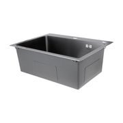 NEREZOVÝ DŘEZ MIXXUS MH5843 DECOR SS COLOR SE SIFONEM, NEREZ | MH5843 DECOR SS COLOR MIXXUS - DŘEZY - SANITA