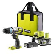 RYOBI R18PDBL-252S 18 V BEZUHLÍKOVÁ PŘÍKLEPOVÁ VRTAČKA + 1X 2AH + 1X 5AH BATERIE + NABÍJEČKA ONE+ - PŘÍKLEPOVÝ ŠROUBOVÁK 18V - 20V{% if kategorie.adresa_nazvy[0] != zbozi.kategorie.nazev %} - AKU NÁŘADÍ{% endif %}