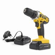 POWERPLUS POWX00422 AKU ŠROUBOVÁK / VRTAČKA 20V LI-ION 2BAT - AKU ŠROUBOVÁK 18V - 20V{% if kategorie.adresa_nazvy[0] != zbozi.kategorie.nazev %} - AKU NÁŘADÍ{% endif %}