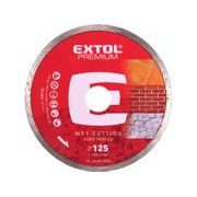 EXTOL PREMIUM KOTOUČ DIAMANTOVÝ ŘEZNÝ CELOOBVODOVÝ - MOKRÉ ŘEZÁNÍ, O 125X22,2X2MM, 108732 - DIA KOTOUČ 125 MM{% if kategorie.adresa_nazvy[0] != zbozi.kategorie.nazev %} - PŘÍSLUŠENSTVÍ{% endif %}