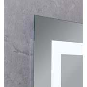 KOUPELNOVÉ ZRCADLO S LED OSVĚTLENÍM, PROTIZAMLŽOVACÍ FUNKCÍ A REGULACÍ JASU, MR07-50×80 HARD | MR07-50×80 HARD PROCRAFT - ZRCADLA - SANITA