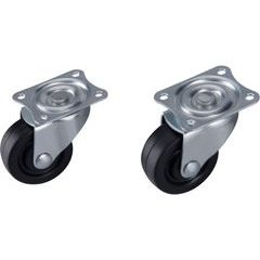 EXTOL CRAFT 24040 kolečka otočná z tvrdé pryže, sada 2ks, průměr 40mm, 956011